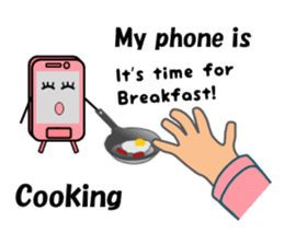 (interrupt talking)Your phone ran away sticker #12271518