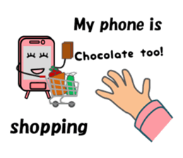 (interrupt talking)Your phone ran away sticker #12271519