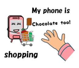 (interrupt talking)Your phone ran away sticker #12271519