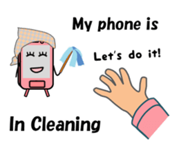 (interrupt talking)Your phone ran away sticker #12271520