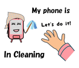 (interrupt talking)Your phone ran away sticker #12271520