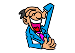 Business Man in Suit sticker #12272299