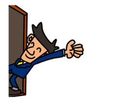 Business Man in Suit sticker #12272301