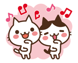 Animated- Cats in the can sticker #12272443