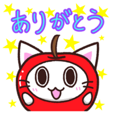 Hougen neko 8 (The Tsugaru dialect) sticker #12272493