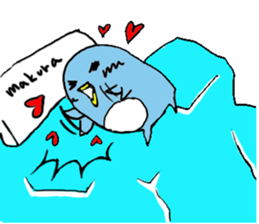 the sticker of lovely penguin sticker #12272762