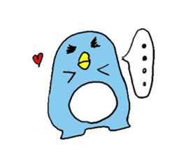 the sticker of lovely penguin sticker #12272786
