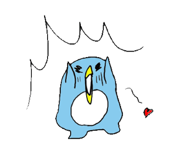 the sticker of lovely penguin sticker #12272788