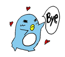 the sticker of lovely penguin sticker #12272789