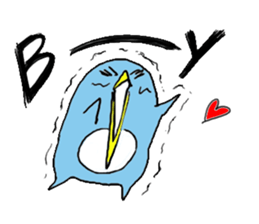 the sticker of lovely penguin sticker #12272793