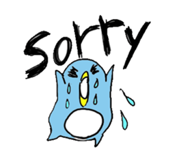 the sticker of lovely penguin sticker #12272794