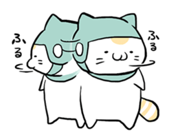 Bicycle cat sticker #12272916