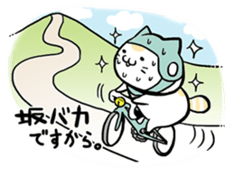 Bicycle cat sticker #12272931