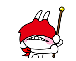 The rabbit soul moves 5 ~It is support~ sticker #12272988