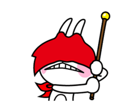 The rabbit soul moves 5 ~It is support~ sticker #12272988