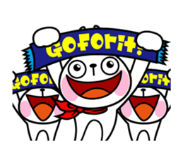 The rabbit soul moves 5 ~It is support~ sticker #12272999