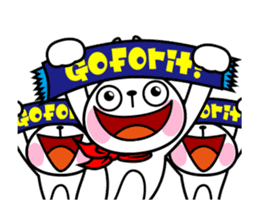 The rabbit soul moves 5 ~It is support~ sticker #12272999