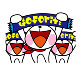 The rabbit soul moves 5 ~It is support~ sticker #12273001