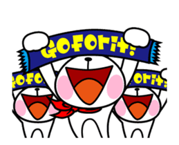 The rabbit soul moves 5 ~It is support~ sticker #12273001