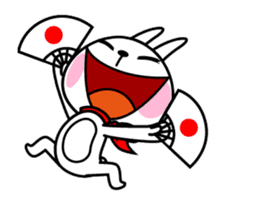 The rabbit soul moves 5 ~It is support~ sticker #12273005