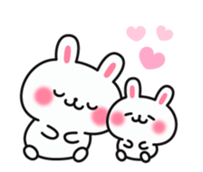Rabbit attentive Animation sticker #12273131