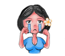 Khawhom Interpreting charming girl 2 sticker #12273187