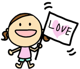 26months lovely girl sticker #12273461