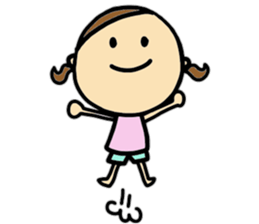 26months lovely girl sticker #12273464