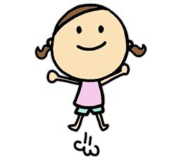 26months lovely girl sticker #12273464