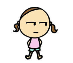 26months lovely girl sticker #12273467