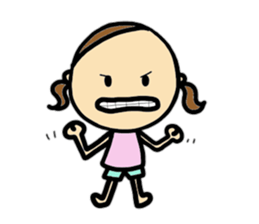 26months lovely girl sticker #12273469