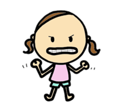 26months lovely girl sticker #12273469