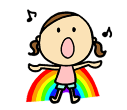 26months lovely girl sticker #12273471