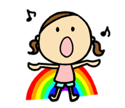 26months lovely girl sticker #12273471