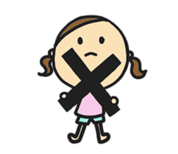 26months lovely girl sticker #12273484