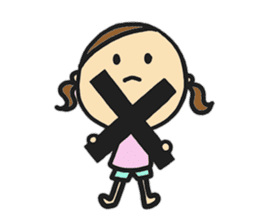 26months lovely girl sticker #12273484