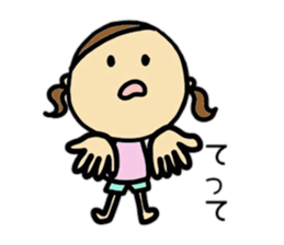 26months lovely girl sticker #12273487