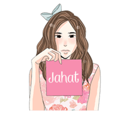 Cewek Eksis sticker #12273553