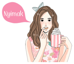 Cewek Eksis sticker #12273570