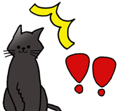 free unrestrained cat sticker sticker #12274134