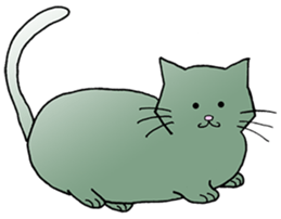 free unrestrained cat sticker sticker #12274145