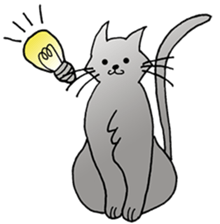 free unrestrained cat sticker sticker #12274159