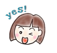 girl,yoku tsukau kotoba sticker #12274175