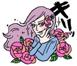 Onomatopoeia of women sticker #12274559