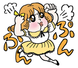 Onomatopoeia of women sticker #12274567