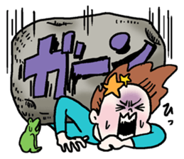 Onomatopoeia of women sticker #12274587