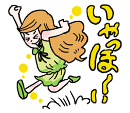 Onomatopoeia of women sticker #12274592