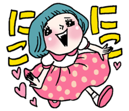 Onomatopoeia of women sticker #12274594