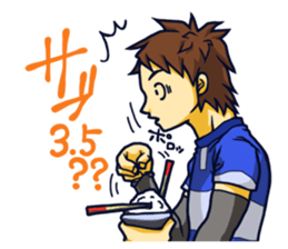 The occurrence during running 3 sticker #12274920