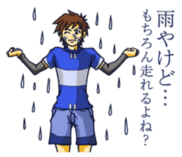 The occurrence during running 3 sticker #12274933